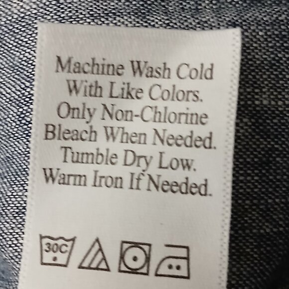 Coldwater Creek Capri Pants Size 16 Belted Wide Leg Linen Blend Steel Blue - Picture 8 of 9